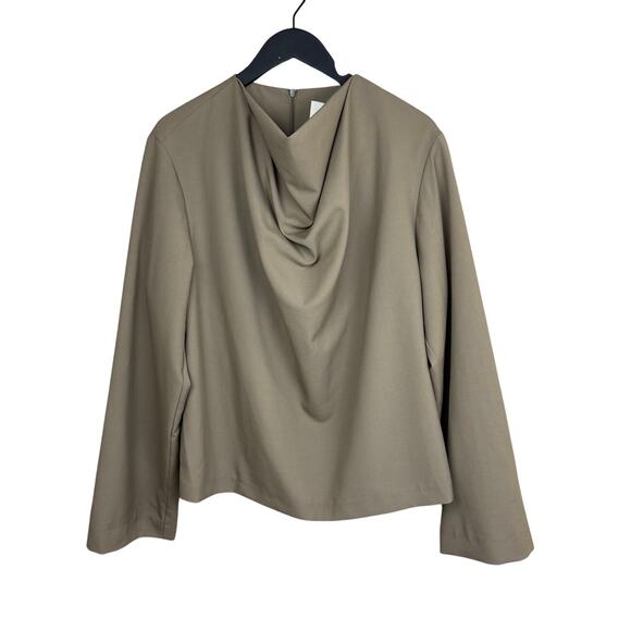 Róhe Draped Virgin Wool Long Sleeve Top - Picture 10 of 13